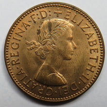 Load image into Gallery viewer, 1958 Queen Elizabeth II Halfpenny Coin - Great Britain
