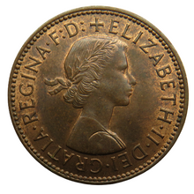 Load image into Gallery viewer, 1965 Queen Elizabeth II Halfpenny Coin - Great Britain
