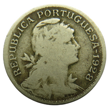 Load image into Gallery viewer, 1928 Portugal 50 Centavos Coin
