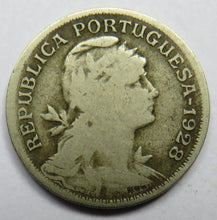 Load image into Gallery viewer, 1928 Portugal 50 Centavos Coin
