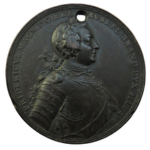 Load image into Gallery viewer, 1757 Frederick II the Great Battle of Prague Bronze Medal
