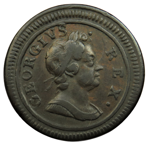 1719 King George I Farthing Coin - Great Britain | J.W.B Coins – J.W.B ...
