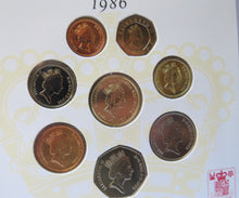 Load image into Gallery viewer, 1986 United Kingdom Brilliant Uncirculated Coin Collection
