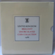 Load image into Gallery viewer, 1986 United Kingdom Brilliant Uncirculated Coin Collection
