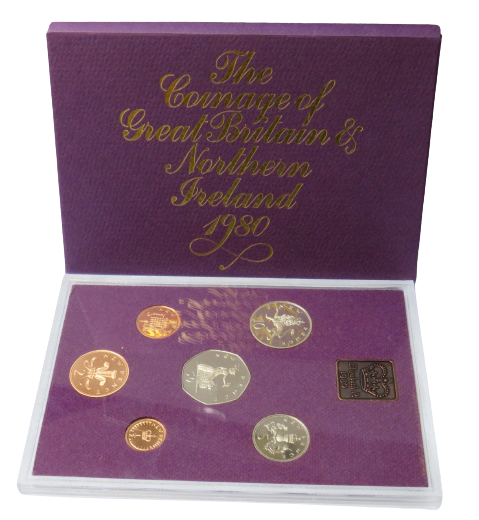 1980 Coinage Of Great Britain & Northern Ireland Proof Set