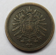 Load image into Gallery viewer, 1877-A Germany 2 Pfennig Coin
