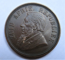 Load image into Gallery viewer, 1898 South Africa One Penny Coin
