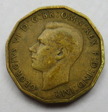 Load image into Gallery viewer, 1946 King George VI Brass Threepence Coin - Great Britain - Scarce Date
