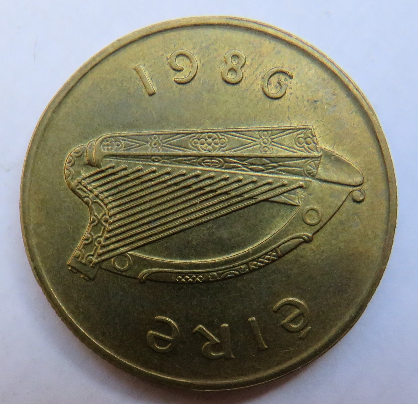 1986 Ireland 20p Twenty Pence Coin