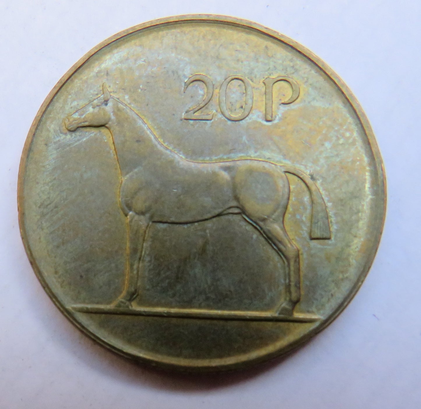 1986 Ireland 20p Twenty Pence Coin