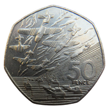 Load image into Gallery viewer, 1994 Great Britain 50p Fifty Pence Coin - D-Day Landing
