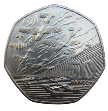 Load image into Gallery viewer, 1994 Great Britain 50p Fifty Pence Coin - D-Day Landing
