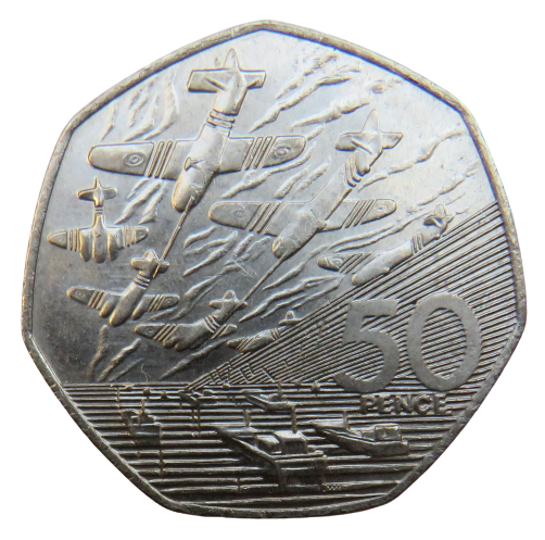 1994 Great Britain 50p Fifty Pence Coin - D-Day Landing