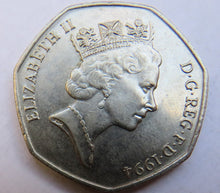 Load image into Gallery viewer, 1994 Great Britain 50p Fifty Pence Coin - D-Day Landing
