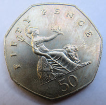 Load image into Gallery viewer, 1983 Queen Elizabeth II 50p Fifty Pence Coin In Higher Grade
