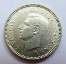 Load image into Gallery viewer, 1945 King George VI Silver Sixpence Coin
