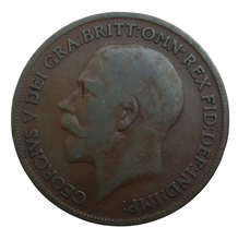 Load image into Gallery viewer, 1918-KN King George V One Penny Coin
