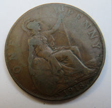 Load image into Gallery viewer, 1918-KN King George V One Penny Coin
