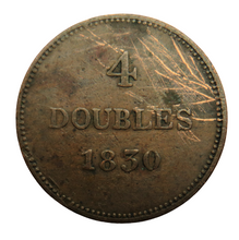 Load image into Gallery viewer, 1830 Guernsey 4 Doubles Coin
