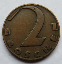 Load image into Gallery viewer, 1926 Austria 2 Groschen Coin
