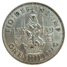 Load image into Gallery viewer, 1939 King George VI One Shilling Coin (Scottish Reverse)
