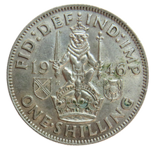 Load image into Gallery viewer, 1946 King George VI One Shilling Coin (Scottish Reverse)
