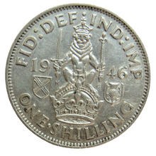 Load image into Gallery viewer, 1946 King George VI One Shilling Coin (Scottish Reverse)
