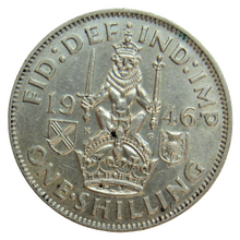 Load image into Gallery viewer, 1946 King George VI One Shilling Coin (Scottish Reverse)
