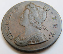 Load image into Gallery viewer, 1738 King George II Halfpenny Coin
