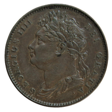 Load image into Gallery viewer, 1822 King George IV Farthing Coin
