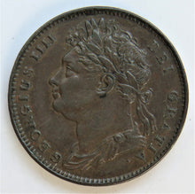 Load image into Gallery viewer, 1822 King George IV Farthing Coin
