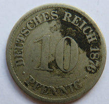 Load image into Gallery viewer, 1876-F Germany 10 Pfennig Coin
