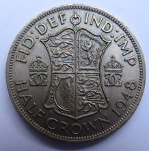 Load image into Gallery viewer, 1948 King George VI Halfcrown Coin - Great Britain
