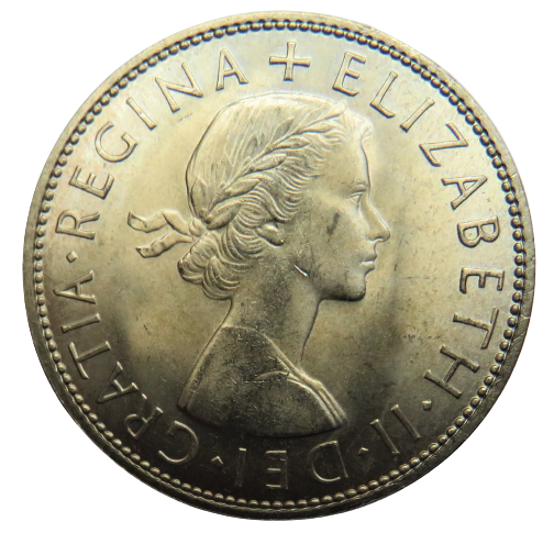 1967 Queen Elizabeth II Halfcrown Coin In High Grade