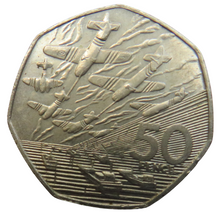 Load image into Gallery viewer, 1994 Great Britain 50p Fifty Pence Coin - D-Day Landing
