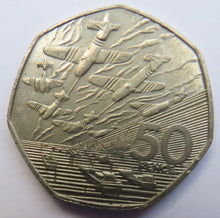 Load image into Gallery viewer, 1994 Great Britain 50p Fifty Pence Coin - D-Day Landing
