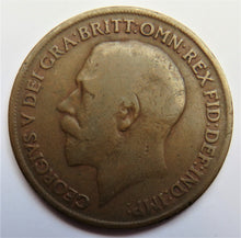 Load image into Gallery viewer, 1918-KN King George V One Penny Coin - Great Britain
