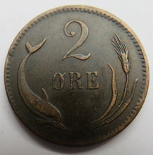 Load image into Gallery viewer, 1883 Denmark 2 Ore Coin
