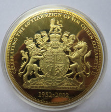 Load image into Gallery viewer, 1952-2012 The Diamond Jubilee Of Her Majesty The Queen Large Commemorative Coin
