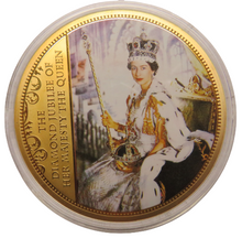 Load image into Gallery viewer, 1952-2012 The Diamond Jubilee Of Her Majesty The Queen Large Coin
