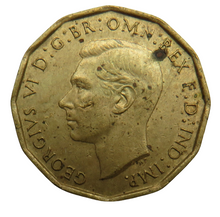 Load image into Gallery viewer, 1945 King George VI Brass Threepence Coin - Great Britain
