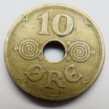 Load image into Gallery viewer, 1936 Denmark 10 Ore Coin
