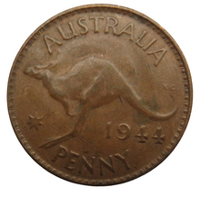 Load image into Gallery viewer, 1944 King George VI Australia One Penny Coin
