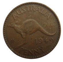 Load image into Gallery viewer, 1949 King George VI Australia One Penny Coin
