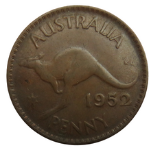 Load image into Gallery viewer, 1952 King George VI Australia One Penny Coin
