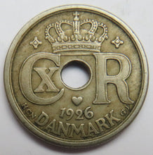 Load image into Gallery viewer, 1926 Denmark 25 Ore Coin
