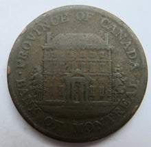 Load image into Gallery viewer, 1844 Province Of Canada Bank Of Montreal Halfpenny Bank Token
