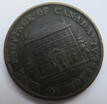 Load image into Gallery viewer, 1844 Province Of Canada Bank Of Montreal Halfpenny Bank Token
