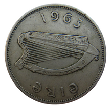 Load image into Gallery viewer, 1963 Ireland Eire Halfcrown Coin
