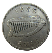 Load image into Gallery viewer, 1966 Ireland Eire Florin / 2 Shilling Coin
